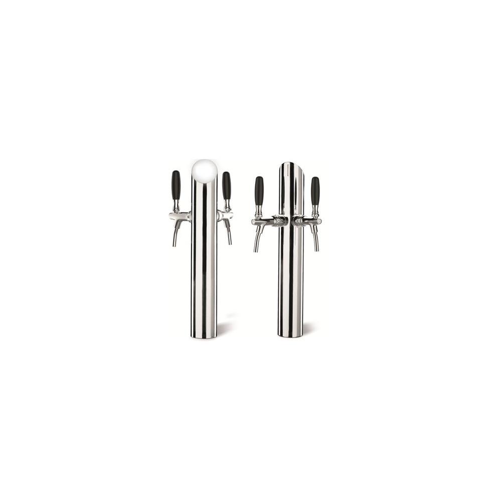 Colonne de tirage pression 2 sorties - Inox