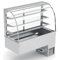 Vitrine de présentation à encastrer