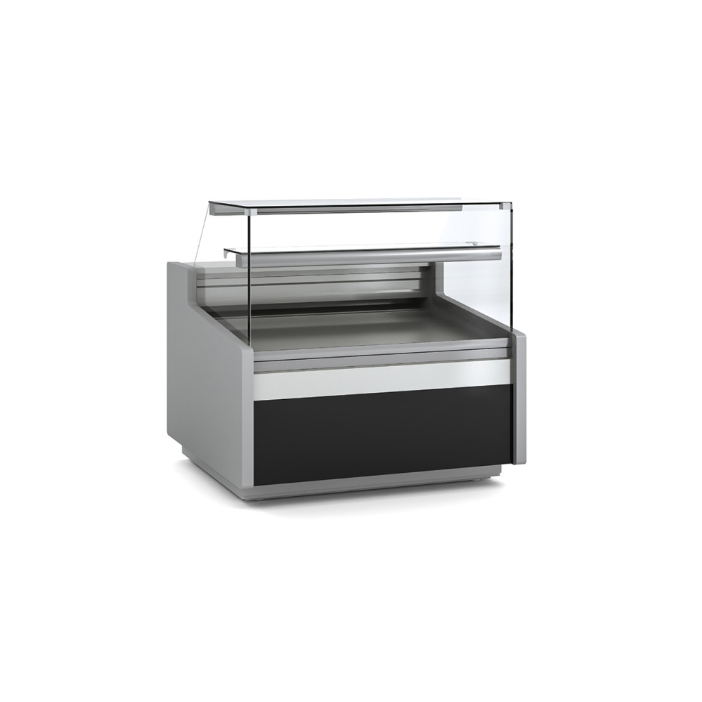 Vitrine horizontale pâtissière prof 960 - Façade droite - Longueur 1265