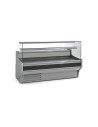 Vitrine horizontale positive prof 940 - Vitre droite double - Longueur 1985