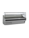 Vitrine horizontale positive prof 940 - Vitre droite double - Longueur 2465
