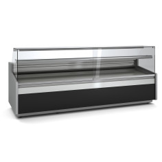 Vitrine horizontale pâtissière prof 960 - Façade droite - Longueur 2945