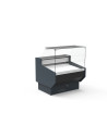 Vitrine horizontale positive prof 940 avec étagère - Vitre droite double - Longueur 1025