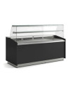 Vitrine gamme VALORIAN fond plat prof 890 - Vitrage haut - 1 étagère - Longueur 1985
