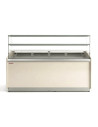 Vitrine gamme VALORIAN fond plat prof 890 - Vitrage haut - 1 étagère - Longueur 1985