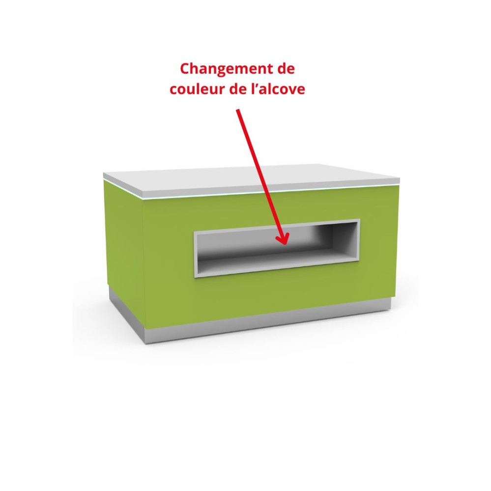 Décoration alcôve pour buffet modulaire