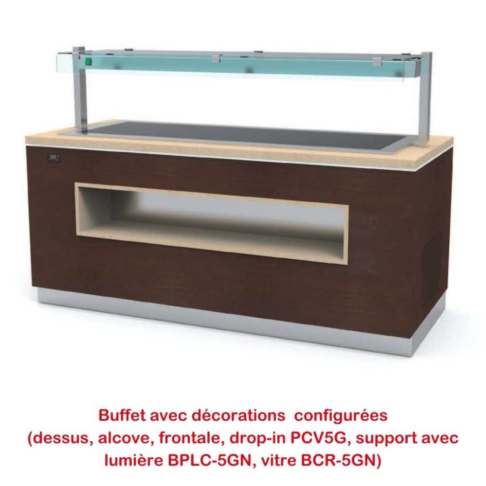 Buffet modulaire 1100 avec une alcôve