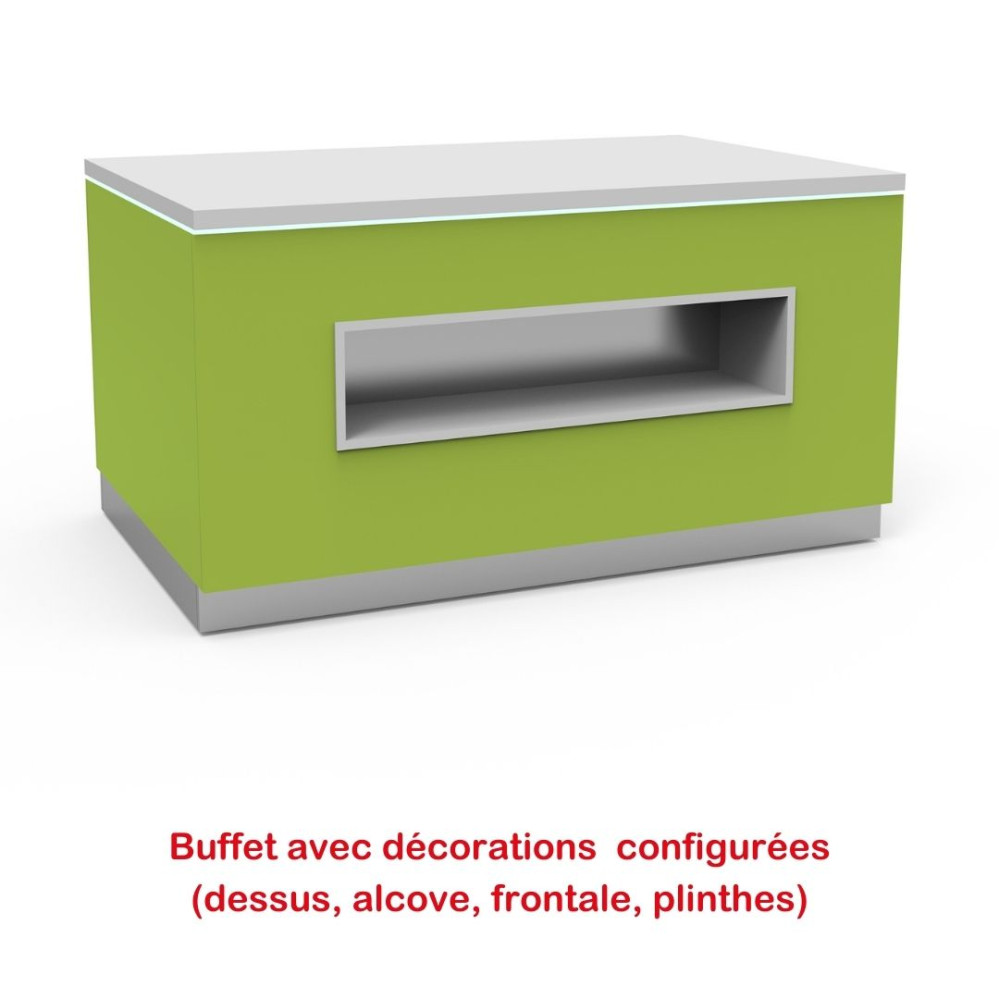 Buffet modulaire 850 avec une alcôve