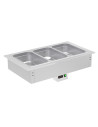 Cuve bain marie à encastrer