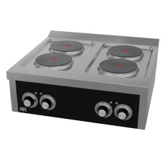 Fourneau électrique 4 plaques s/750 á poser
