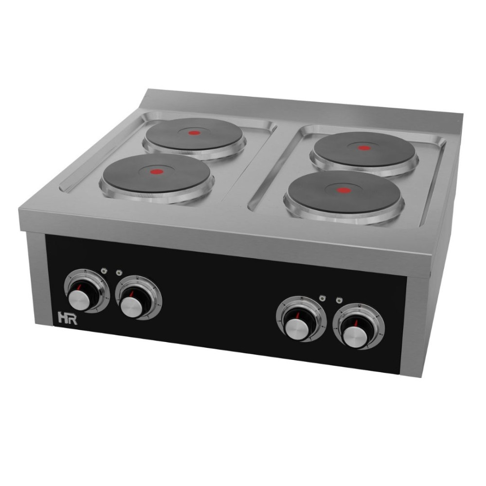Fourneau électrique 4 plaques s/750 á poser
