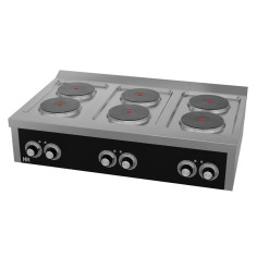 Fourneau électrique 6 plaques s/750 á poser