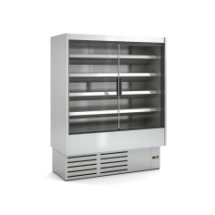 Vitrine murale gamme CEDAR Inox DG (avec portes)  Profondeur 0 (653mm)