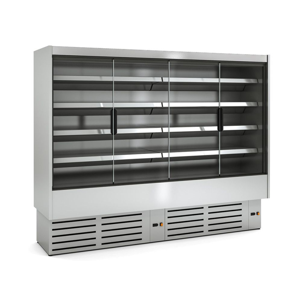 Vitrine murale gamme CEDAR Inox DG (avec portes)  Profondeur 0 (653mm)