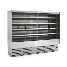 Vitrine murale gamme CEDAR Inox DG (avec portes)  Profondeur 0 (653mm)