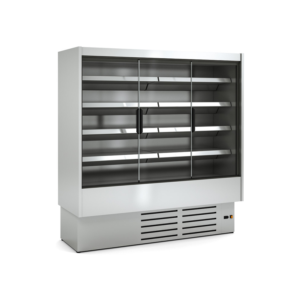 Vitrine murale gamme CEDAR Inox DG (avec portes)  Profondeur 3 (897mm)
