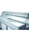Kit Porte coulissante plexi arrière pour vitrine VED-10-13-R