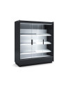 Vitrine murale supermarché gamme CLOVER - Hauteur 2,2m - Profondeur 791 mm - Avec portes vitrées