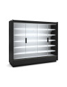 Vitrine murale supermarché gamme CLOVER - Hauteur 2,2m - Profondeur 791 mm - Avec portes vitrées