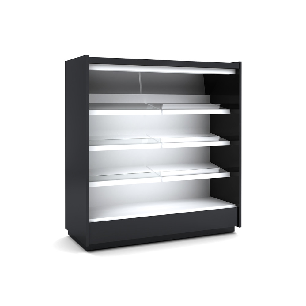 Vitrine murale supermarche gamme CLOVER - Hauteur 2m - Profondeur 991 mm - Sans porte