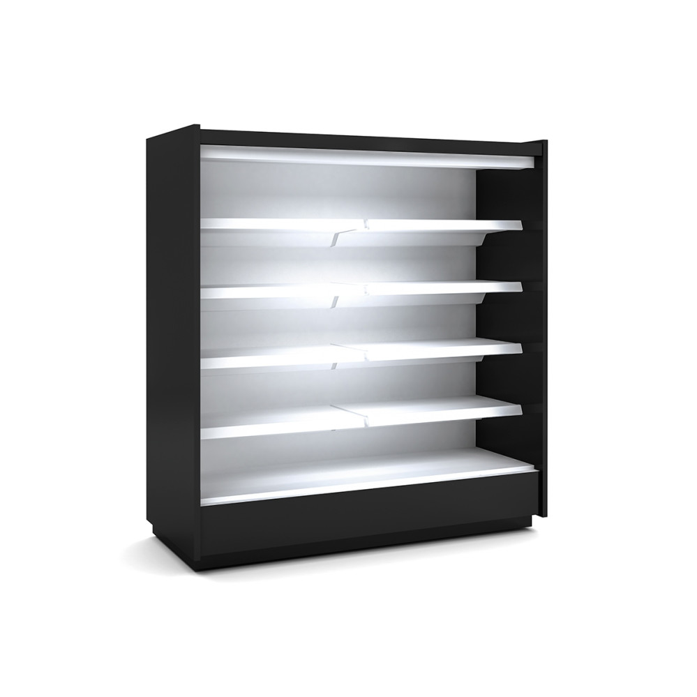 Vitrine murale supermarche gamme CLOVER - Hauteur 2m - Profondeur 991 mm - Sans porte