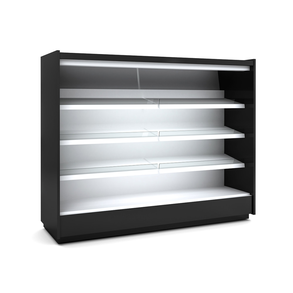 Vitrine murale supermarche gamme CLOVER - Hauteur 2m - Profondeur 991 mm - Sans porte