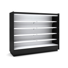 Vitrine murale supermarche gamme CLOVER - Hauteur 2m - Profondeur 991 mm - Sans porte