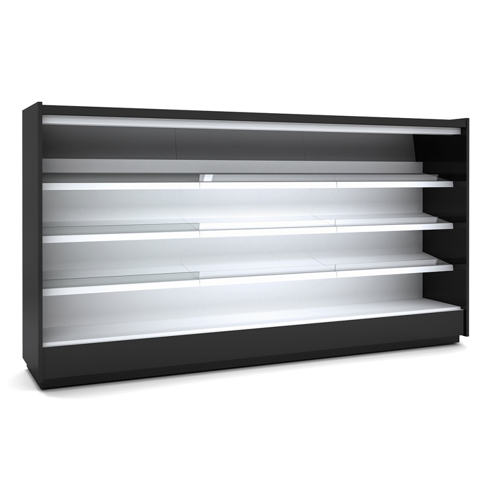 Vitrine murale supermarche gamme CLOVER - Hauteur 2m - Profondeur 991 mm - Sans porte