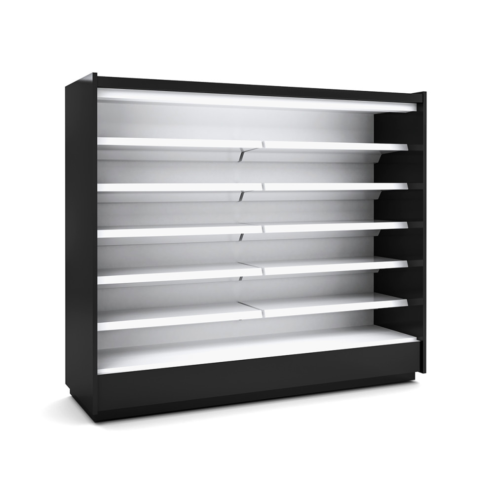 Vitrine murale supermarché gamme CLOVER - Hauteur 2,2m - Profondeur 891 mm -sans porte vitrée