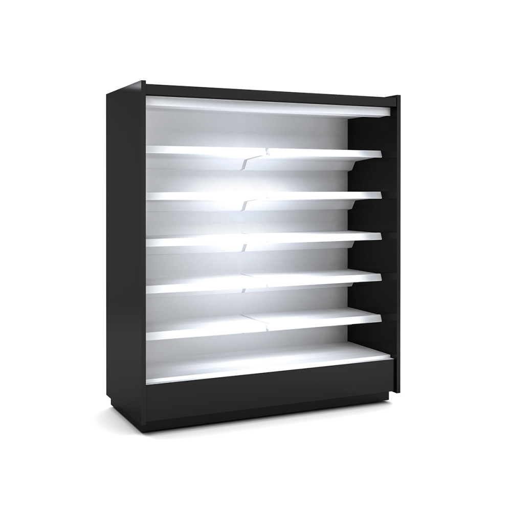 Vitrine murale supermarche gamme CLOVER - Hauteur 2m21 - Profondeur 991 mm - Sans porte