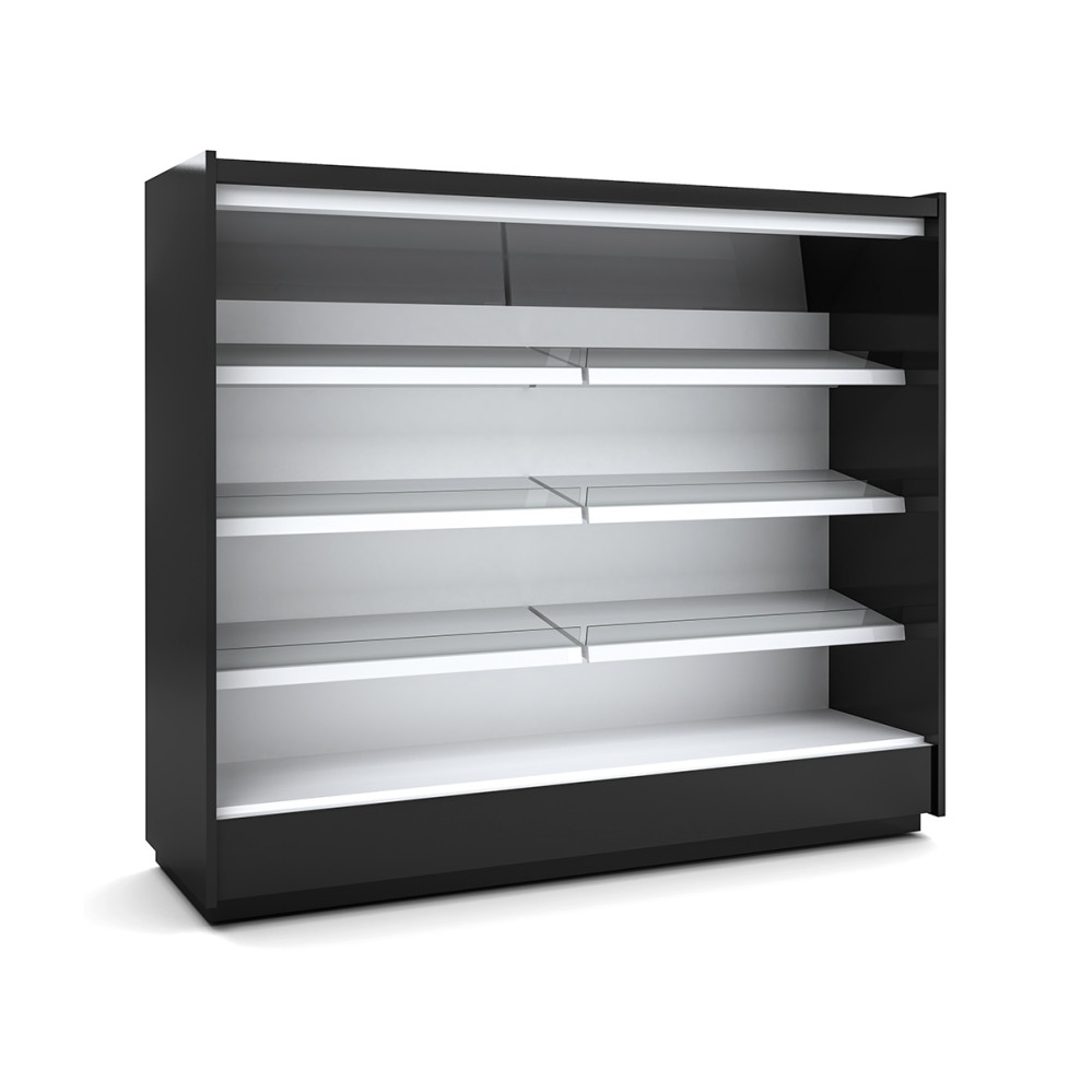 Vitrine murale supermarche gamme CLOVER - Hauteur 2m21 - Profondeur 1091 mm - Sans porte