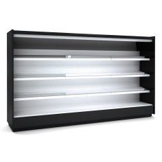 Vitrine murale supermarche gamme CLOVER - Hauteur 2m21 - Profondeur 1091 mm - Sans porte