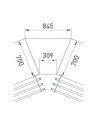 Meuble d'angle neutre