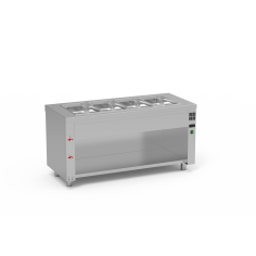 Meuble bain-marie à eau sans réserve