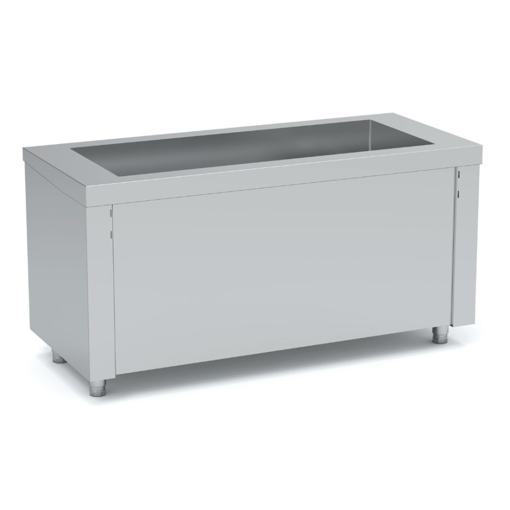 Ilot central avec bain marie à eau