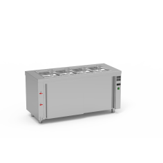 Meuble bain-marie à eau avec réserve neutre