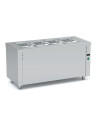 Ilot central avec bain marie à chaleur sèche