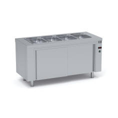 Meuble bain-marie sec avec réserve neutre