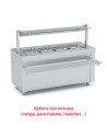 Meuble bain-marie ventilé sans réserve
