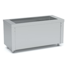 Ilot central ventilé avec bain marie à chaleur sèche