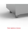 Ilot central ventilé avec bain marie à chaleur sèche