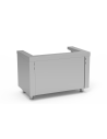Meuble pour recevoir chariot à assiettes