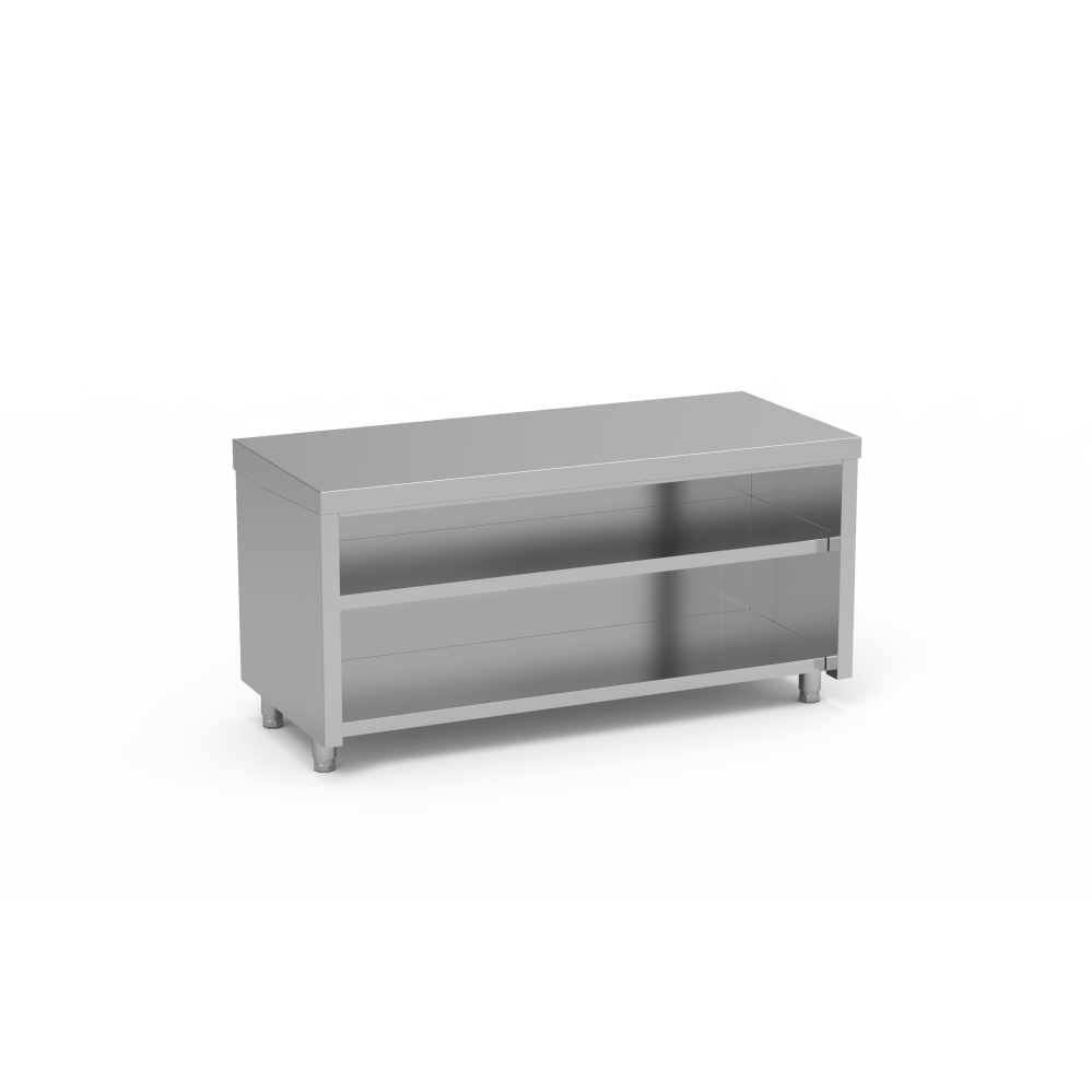 Meuble neutre avec étagère intérieure