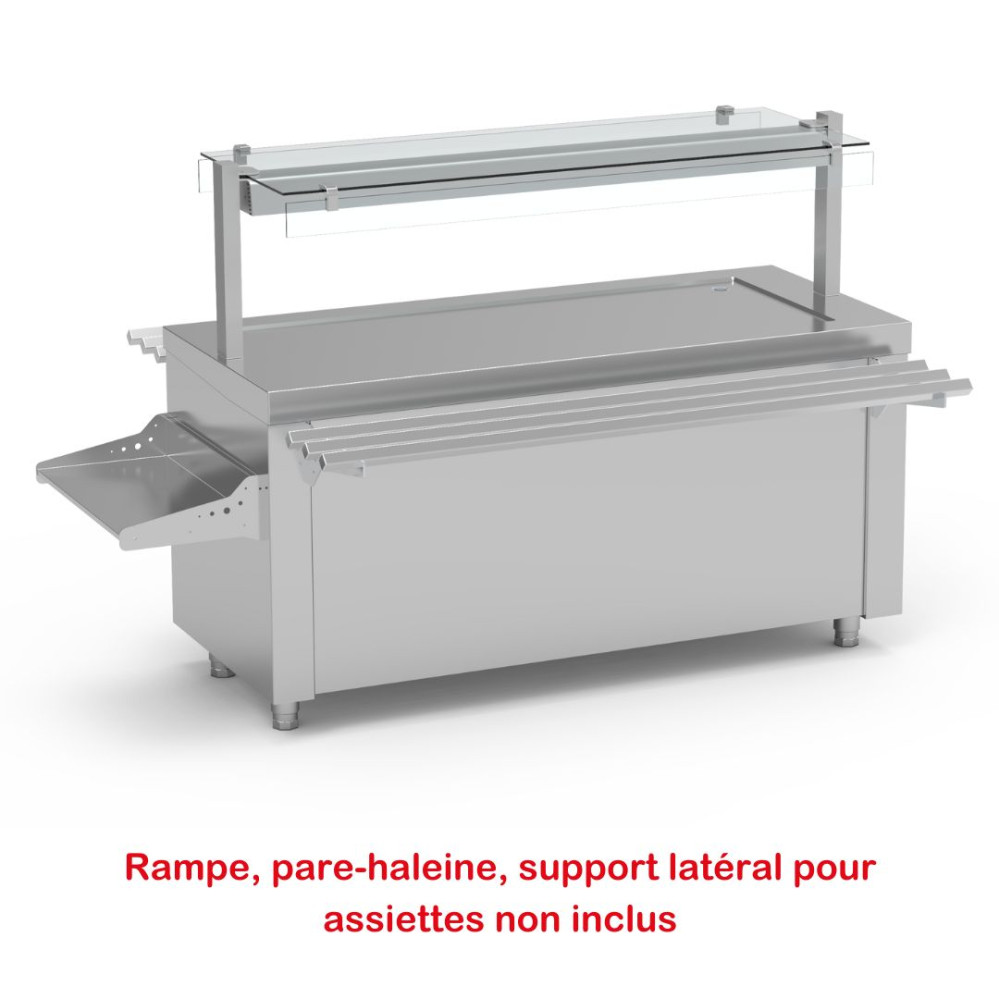 Ilot central avec plaque froide