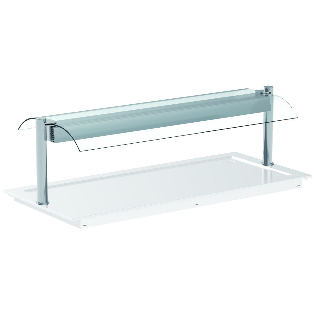 Renfort pour support avec verre sans lumière pour self 6GN