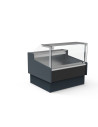 Vitrine supermarchés prof 1200 - Vitre droite double - 1250 x 1215 x 1183