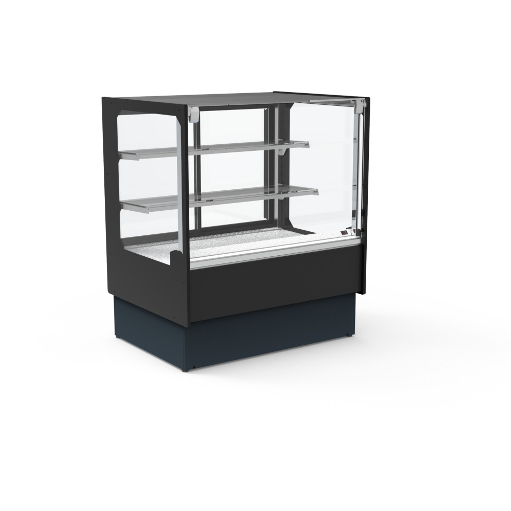 Vitrine supermarchés prof 1200 - Vitre droite - 1250 x 965 x 1498