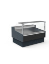Vitrine supermarchés prof 1200 - Vitre droite double - 1563 x 1215 x 1183