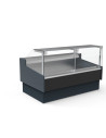 Vitrine supermarchés prof 1200 - Vitre droite double - Longueur 1875