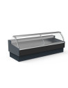 Vitrine supermarchés prof 1200 - Vitre bombée - Longueur 3125